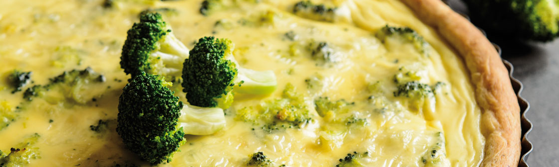 Киш с брокколи