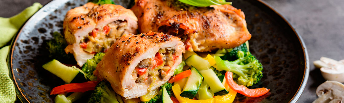 Куриные рулетики