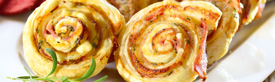 Рулеты с ветчиной