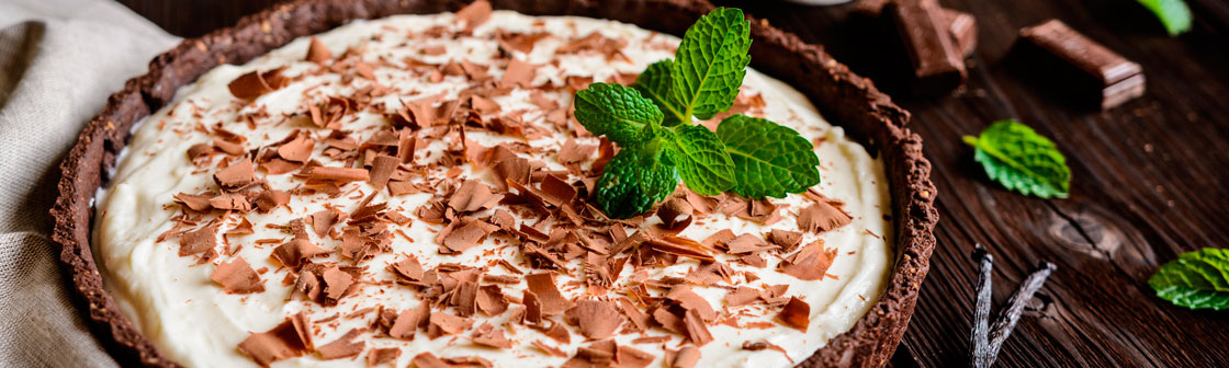 Тарт с шоколадом