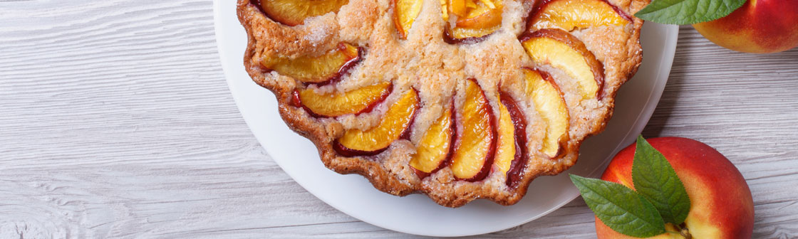Пирог с нектаринами