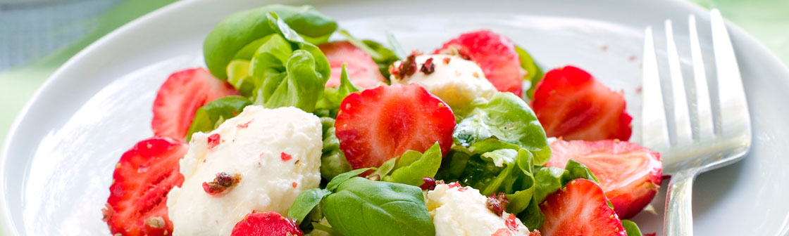 Клубничный салат