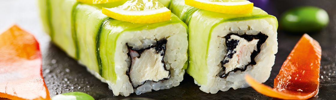 Роллы с крабовым мясом