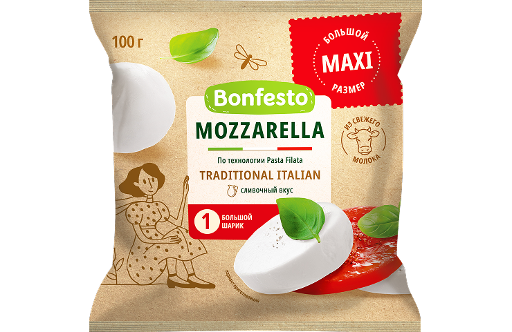 Моцарелла 100 г (1 шарик)
