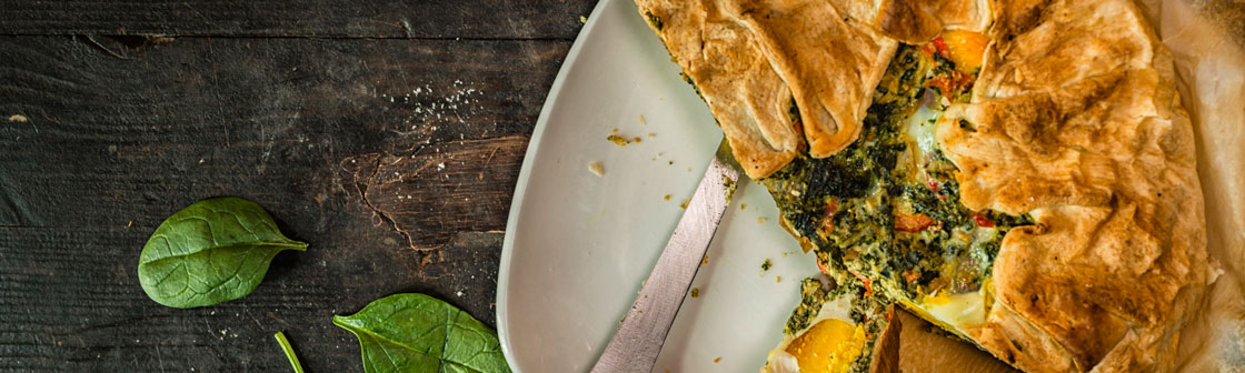 Паскуалина со шпинатом