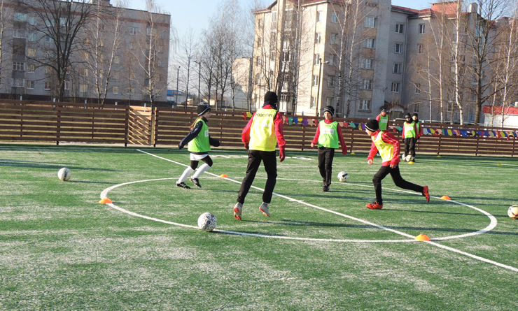 Новая спортивная площадка в Марьиной Горке