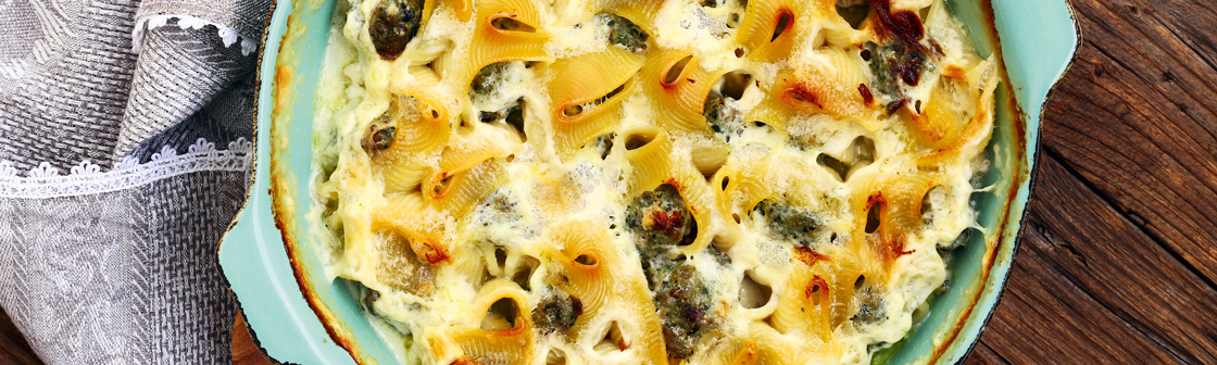 Лумакони с фаршем