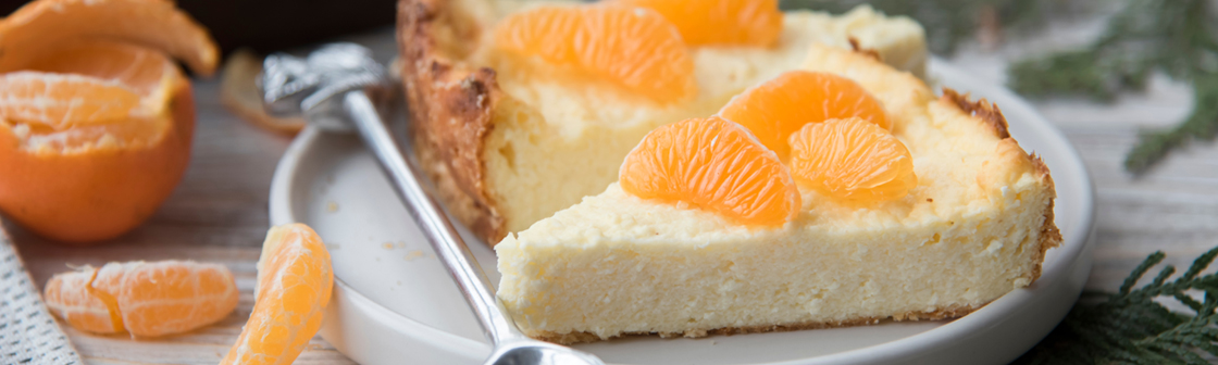Чизкейк «Нью-Йорк»‎ с мандаринами