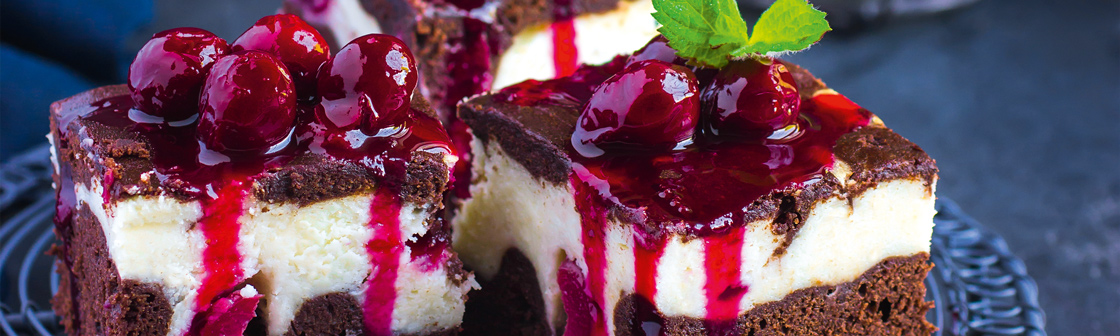 Брауни с вишней