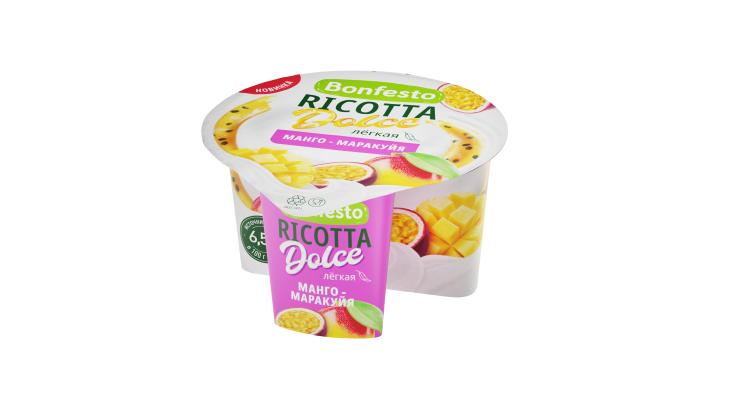 Рикотта с наполнителем «Манго-Маракуйя»