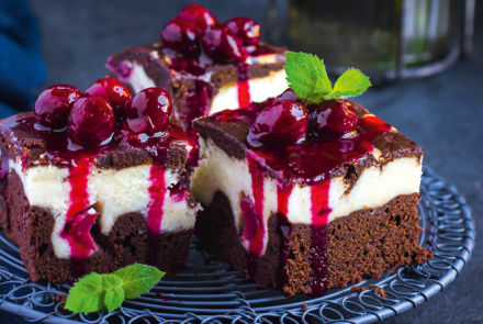 Брауни с вишней