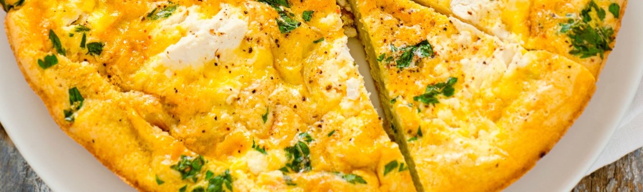 Фриттата с зеленью