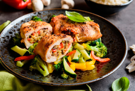 Куриные рулетики