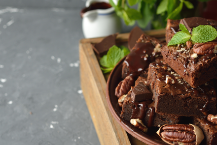 Брауни с маскарпоне