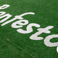 Новое футбольное поле в Петрикове