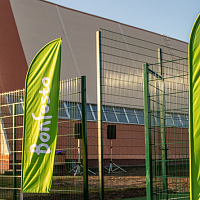 Новое футбольное поле в Петрикове