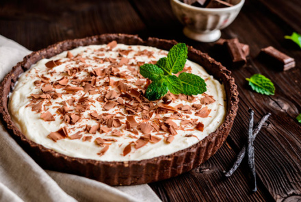 Тарт с шоколадом