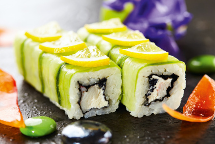 Роллы с крабовым мясом