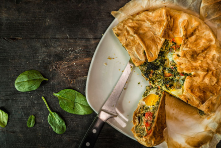 Паскуалина со шпинатом