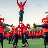 Новое футбольное поле в Петрикове